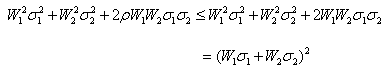 資產(chǎn)組合標(biāo)準(zhǔn)差