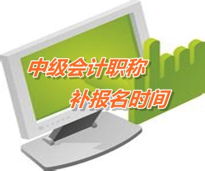 安徽亳州2015年中級會計職稱考試補報名時間6月12-17日