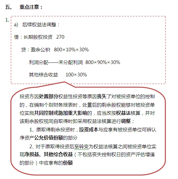 2015注會(huì)“借題發(fā)揮”會(huì)計(jì)篇：長(zhǎng)期股權(quán)投資（方法轉(zhuǎn)換）