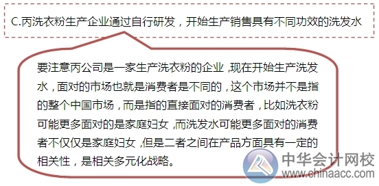 2015注會“借題發(fā)揮”戰(zhàn)略篇：多元化戰(zhàn)略