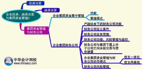 2015年高級會計師《高級會計實務(wù)》第二章考試要點(diǎn)知識樹之集團(tuán)資金管理與財務(wù)公司