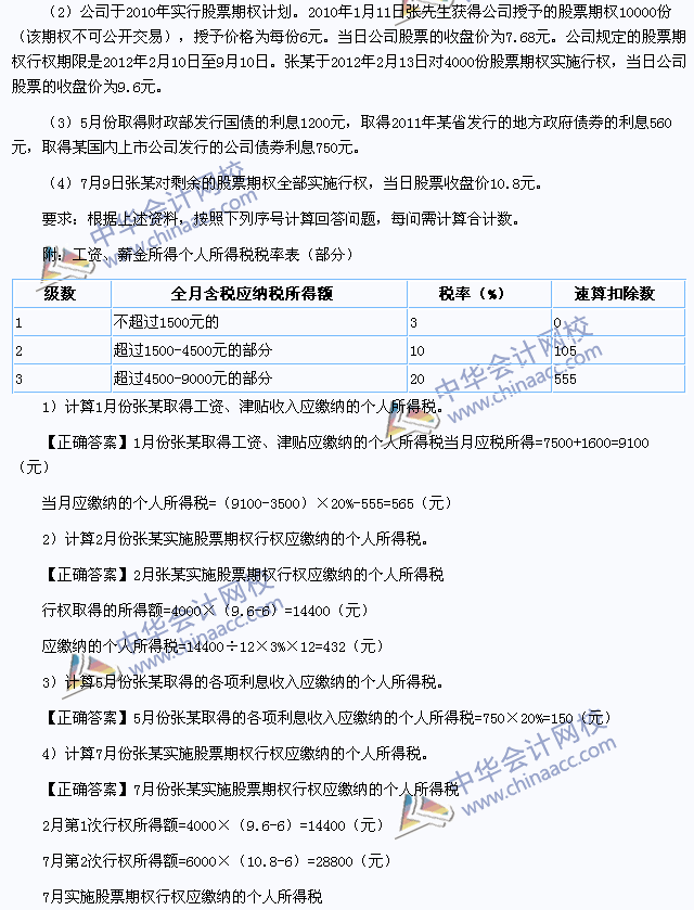 2013年注冊(cè)會(huì)計(jì)師《稅法》試題及答案解析