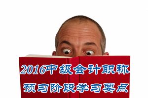 2016中級會計(jì)職稱《中級會計(jì)實(shí)務(wù)》預(yù)習(xí)