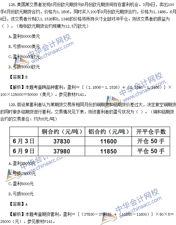 2016年期貨從業(yè)資格考試《期貨基礎知識》樣卷綜合題及答案