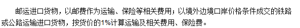 2016注冊會計師《稅法》高頻考點：關(guān)稅完稅價格 