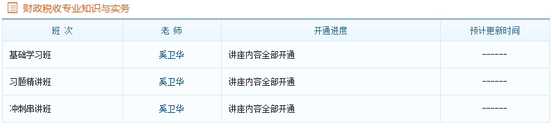 2016年中級經(jīng)濟師《財政稅收知識與實務(wù)》新課全面開通