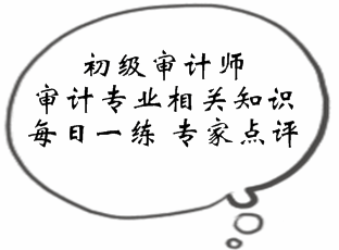 初級(jí)審計(jì)師《審計(jì)專業(yè)相關(guān)知識(shí)》易錯(cuò)題點(diǎn)評(píng)