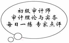 初級審計師《審計理論與實務(wù)》易錯題點評