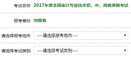 2017年審計(jì)師考試報(bào)名入口開通