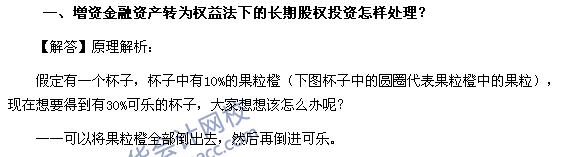 必看干貨：《中級會計實務》重難點講解之長期股權投資的轉換