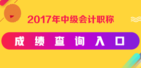 2017年中級(jí)會(huì)計(jì)職稱成績(jī)查詢?nèi)肟? width=