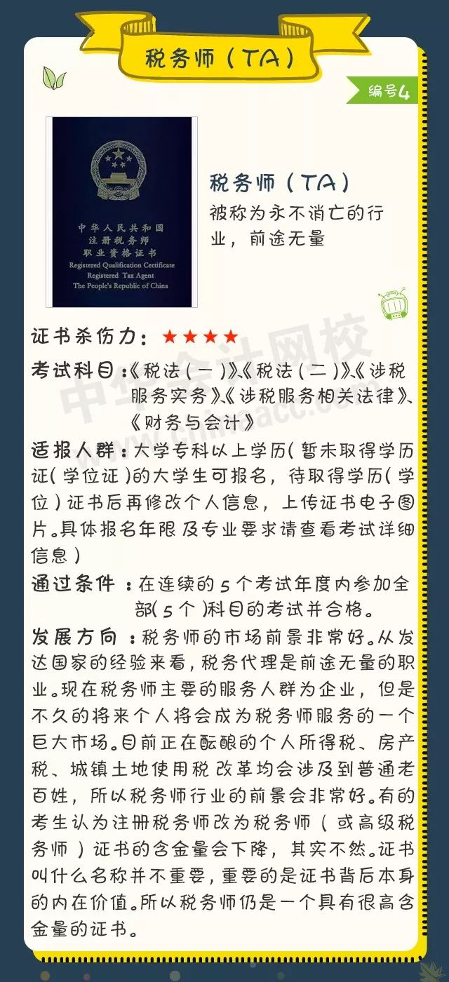 2018年會(huì)計(jì)人可考的證書(shū)大盤(pán)點(diǎn)！ACCA證書(shū)殺傷力六顆星