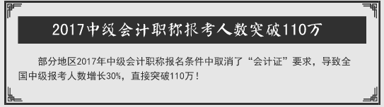 中級(jí)考生請(qǐng)聽(tīng)題：聽(tīng)說(shuō)2018年中級(jí)會(huì)計(jì)職稱考試要卡通過(guò)率？