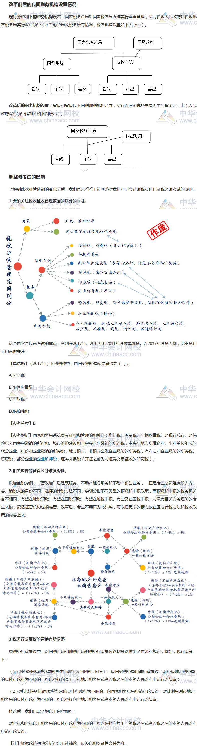 “國(guó)地稅合并”對(duì)2018年注會(huì)考試及稅務(wù)師考試的影響