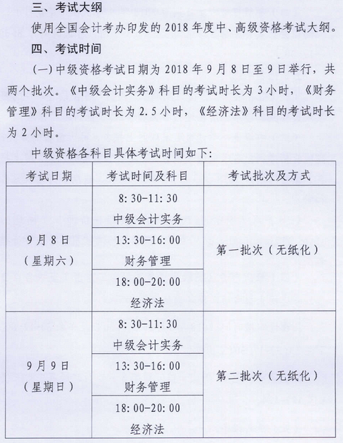 廣東肇慶2018年中級會(huì)計(jì)職稱報(bào)名時(shí)間及有關(guān)事項(xiàng)