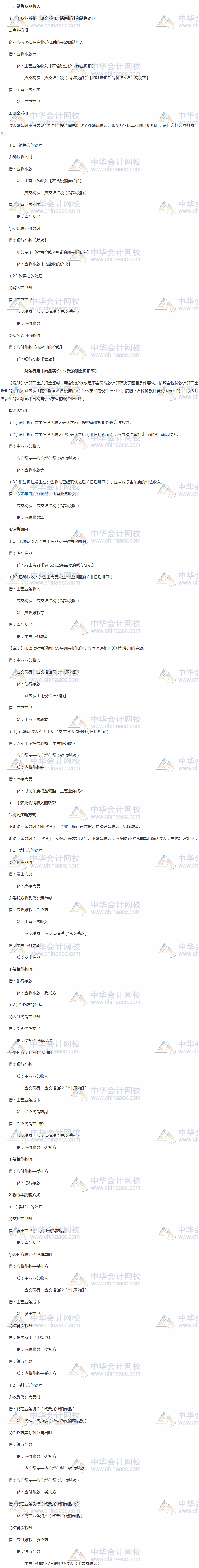 會計分錄連載3:2018年中級會計實務收入類業(yè)務會計分錄