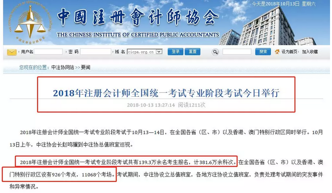 注冊(cè)會(huì)計(jì)師報(bào)考人數(shù)