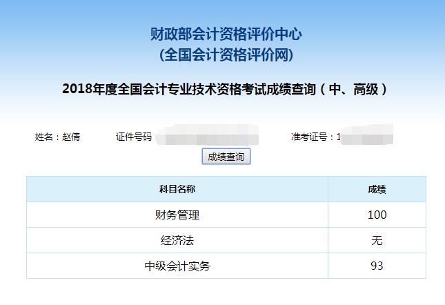 網(wǎng)校中級會計職稱學(xué)員趙倩《財務(wù)管理》100分拿下單科狀元