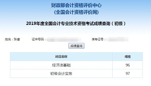 高分通過初級會計考試