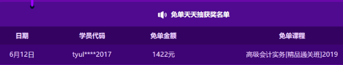 就在昨天 報了高級會計師課程的他被免單砸中了 你還觀望嗎？