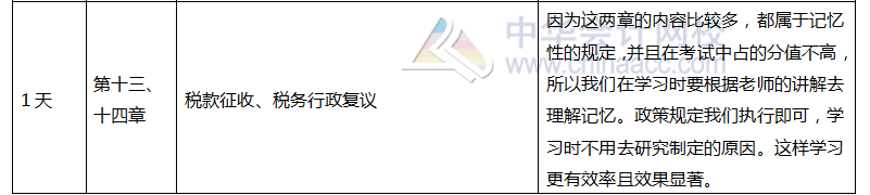 注冊會計師稅法百天學(xué)習(xí)計劃