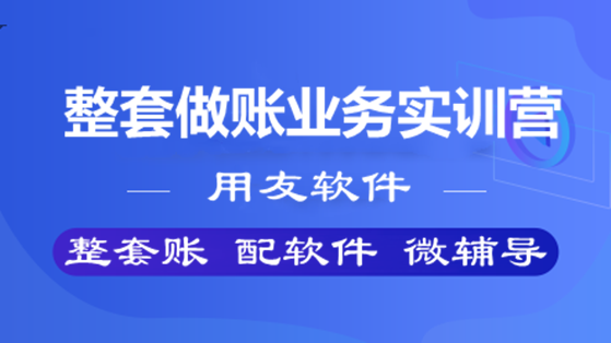 整套做賬業(yè)務實訓營