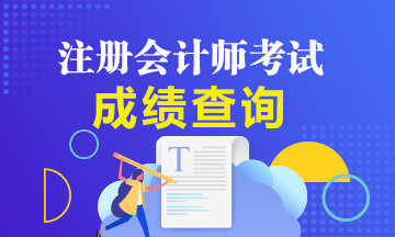 廣東廣州2019年注冊(cè)會(huì)計(jì)師成績(jī)查詢(xún)時(shí)間