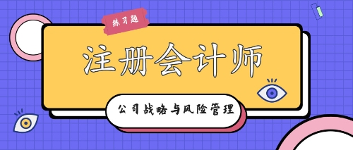 注冊會計師戰(zhàn)略練習(xí)題