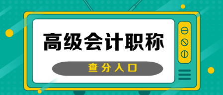 重慶2019年高級會(huì)計(jì)師考試成績查詢?nèi)肟谝验_通