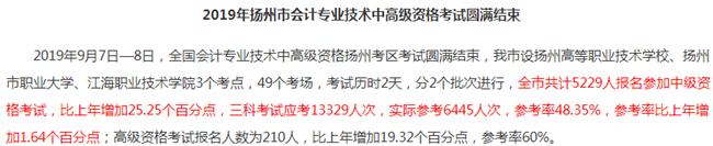 中級會計職稱考試難度大嗎？2019有多少考生通過考試？