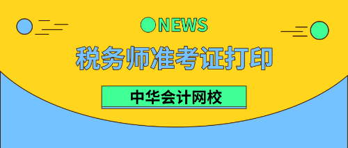 稅務(wù)師準(zhǔn)考證打印