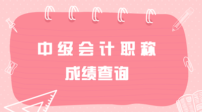 西藏2020年中級會計職稱考試成績查詢時間