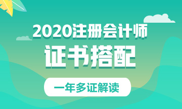 原來這些證書可以和注會(huì)一起考！