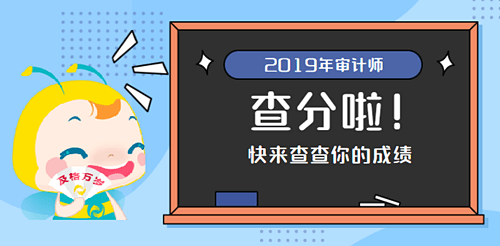 2019中級審計(jì)師成績查詢