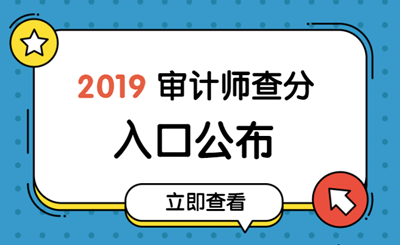 2019中級(jí)審計(jì)師成績查詢