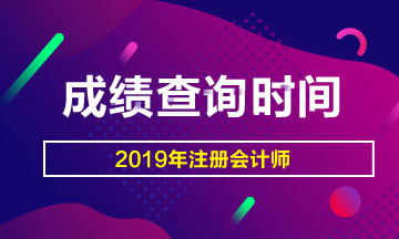 2019年注冊(cè)會(huì)計(jì)師考試成績(jī)查詢預(yù)計(jì)時(shí)間