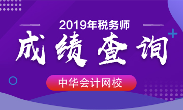 2019年稅務(wù)師成績查詢