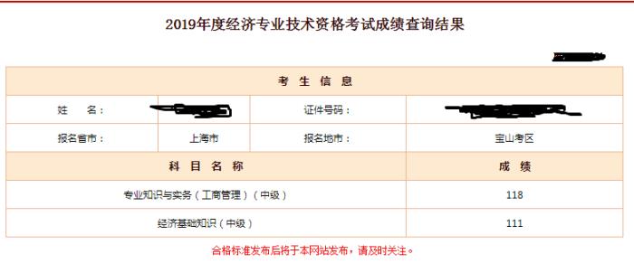 經(jīng)濟(jì)師考生成績(jī)1