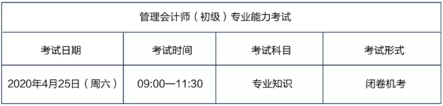 2020年初級管理會計(jì)師第一次考試報(bào)名即將開啟