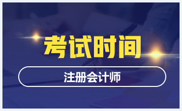 2020年注會(huì)什么時(shí)候考試？