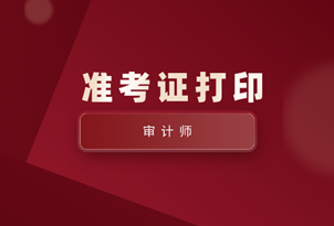 2020初級審計師準(zhǔn)考證打印