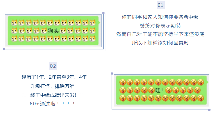 微信新表情 像極了中級會計職稱考生的備考日常！