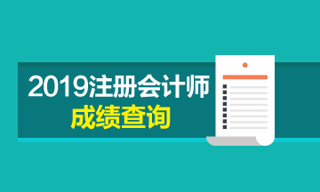 四川2019年注冊會計師官網成績查詢入口