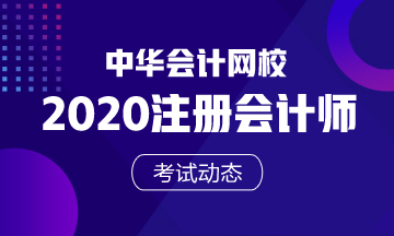 海南2020年注會(huì)什么時(shí)候考試？