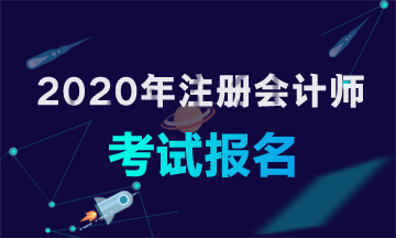 山東2020年CPA報名時間