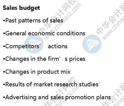 BEC商業(yè)環(huán)境知識(shí)點(diǎn)：Sales budget