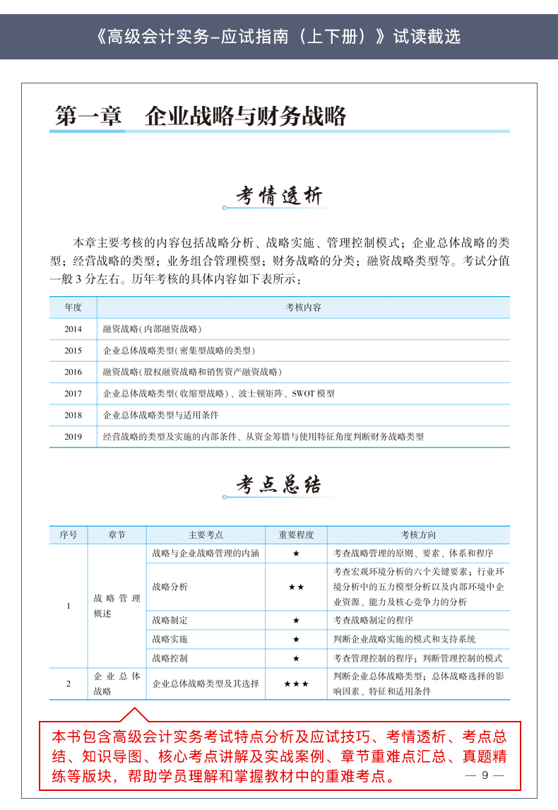 2020年高級會計師輔導書特色及試讀——應試指南