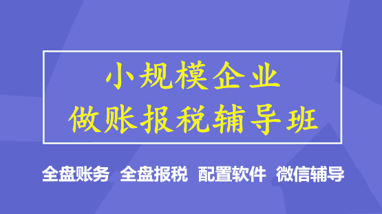 你還不會小微企業(yè)做賬、報稅嗎？學(xué)完就上崗