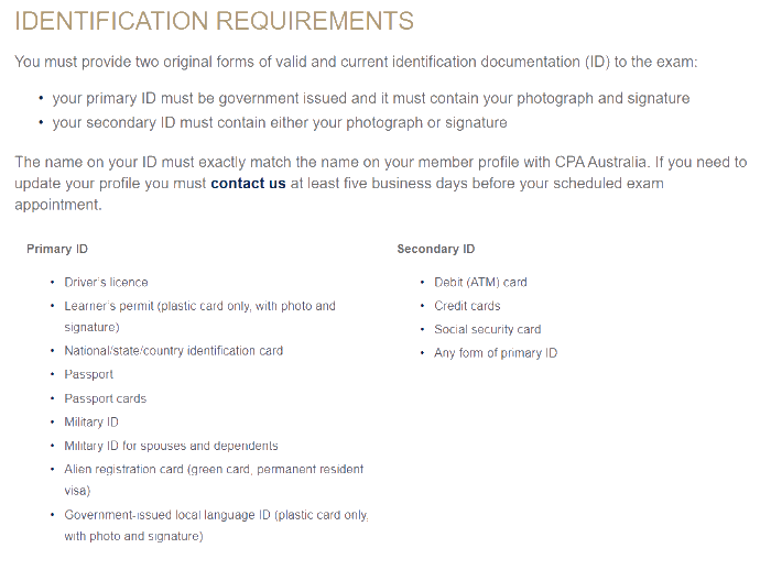 澳洲cpa考試證件類別