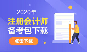 注冊會計師備考資料包